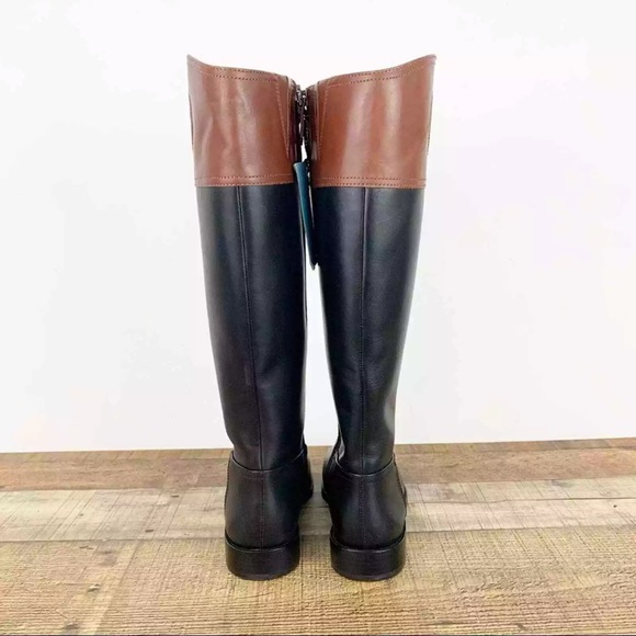 Antonio Melani Tall Genuine Leather Riding Equestrian Boots Size 5.5 - Picture 9 of 11